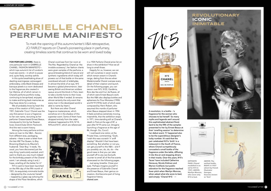 CHANEL Fragrances 2-Page Magazine PRINT AD 2022 MARION COTILLARD