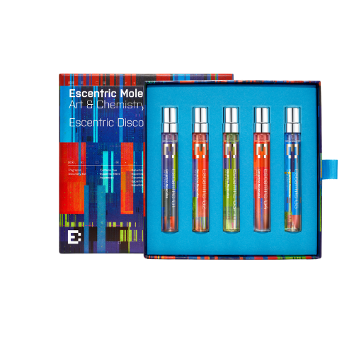 Box of 5 x 8.5ml bottles of the Escentric range from Escentric Molecules